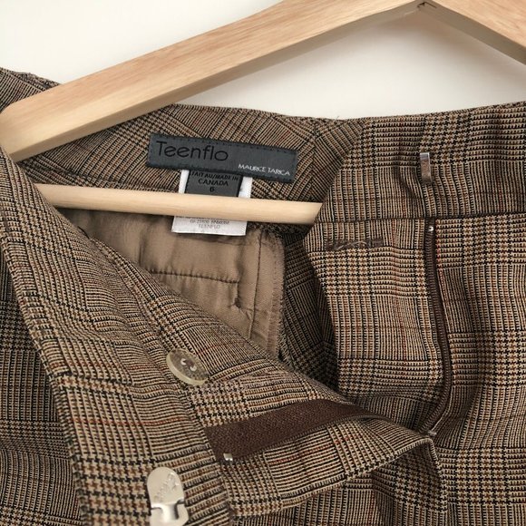 Vintage Plaid Trousers - Picture 4 of 4